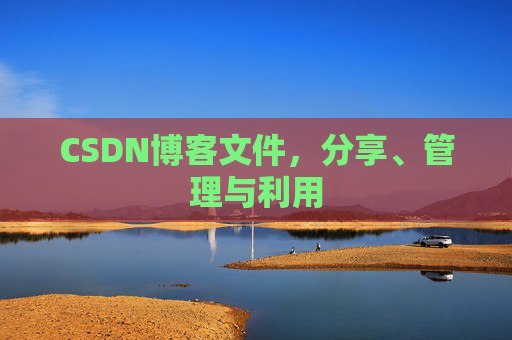CSDN博客文件，分享、管理与利用